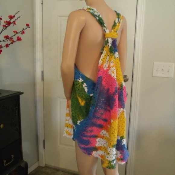 Beach Cover Up - Beautifully Embroidered -OS - Picture 3 of 6